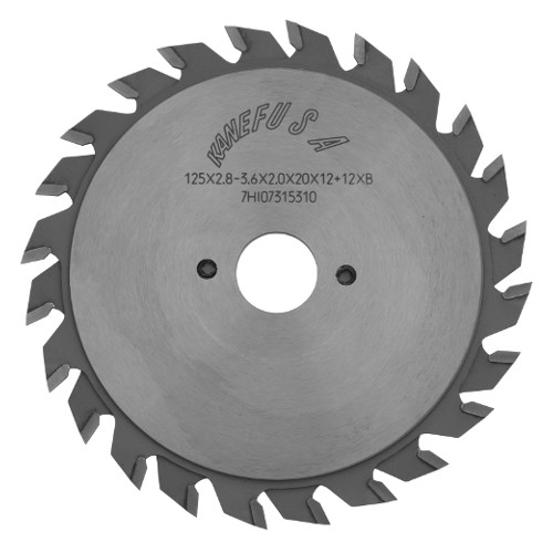 KANEFUSA SK předřezový kotouč D125x2,8-3,6xd22 12+12 FZ (skládaný)